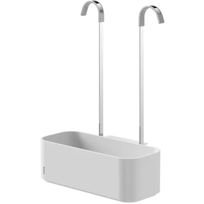 Imagen de Tiger 2 Store Estantería de Ducha Colgante para Grifo Ducha, 25 cm, Blanco