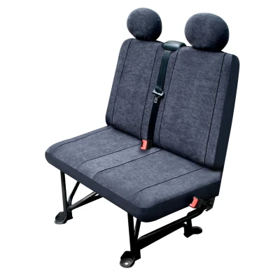 Imagen de CARPASSION Bus II Elegance 30212 Cubreasiento gris, grafito Poliéster delante VOLKSWAGEN: Transporter 4, 5, 5