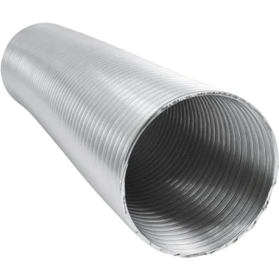 Imagen de Intelmann tubo flexible de aluminio 1,5 m/3 m/5 m DN 50 63 71 76 80 100 125 150 160 180 200 224 250, ventilación (1,5 m, 160)