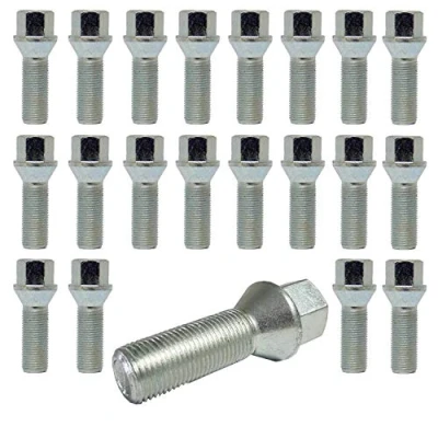 Imagen de 20 Tornillos de Rueda, Pernos, para varios modelos coche, 12 x 1,5, 28 mm Longitud