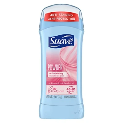 Imagen de Suave DEO Polvo protección 24 horas barra desodorante antitranspirante sólido invisible 2.6 Oz