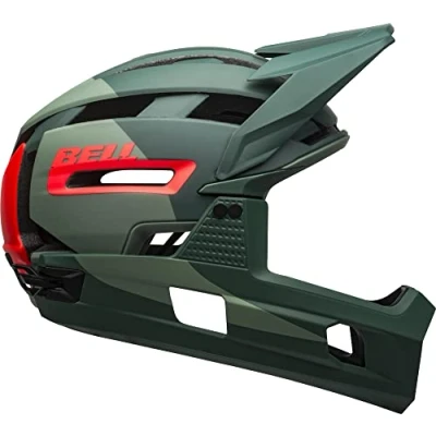 Imagen de BELL Super Air R MIPS Casco de Bicicleta MTB, Unisexo, Mate/Verde Brillante/Infrarrojos, S 52 56cm