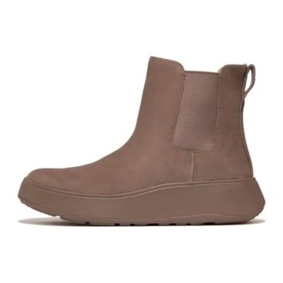 Imagen de Fitflop Botas Chelsea Planas de Gamuza F Mode, Mujer, Gris Minky, 37 EU