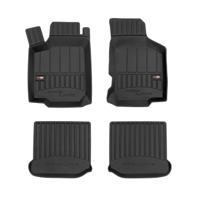 Imagen de FROGUM 3D408142 Juego de alfombrillas suelo Caucho delante y detrás 4 negro SKODA: Octavia I Hatchback