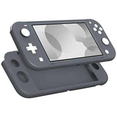 Imagen de Moko Funda Compatible con Nintendo Switch Lite, Cubierta de Silicona Portátil Ultra Delgada Caja Protectora Viaje para Lite 2019 Gris