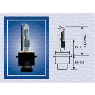 Imagen de MAGNETI MARELLI 002542100000 Lámpara, faro de carretera D2R 85V 35W P32d 3 Xenón HONDA: CIVIC 8 Hatchback, MERCEDES BENZ: Clase C Berlina