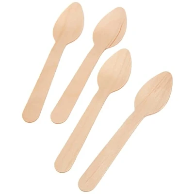 Imagen de García de Pou 100 Unidades Cucharillas Café 11 cm Natural Madera