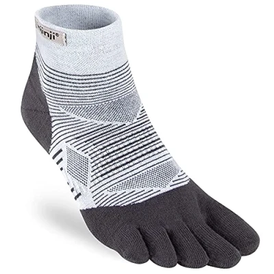 Imagen de Injinji Run Lightweight MiniCrew Coolmax Grijs Teensokken Unisex