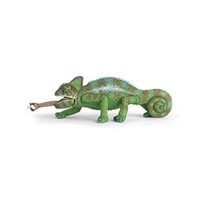 Imagen de Papo Toys Figura camaleón (2050177) Animaux, Color Verde, marrón, Amarillo