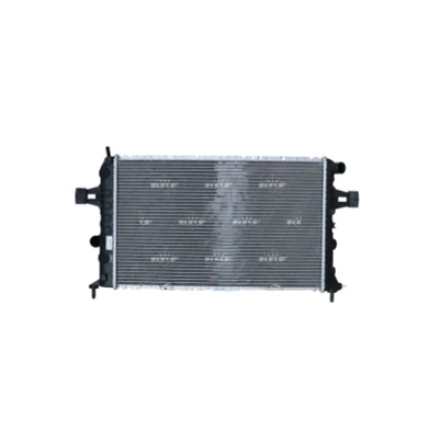 Imagen de NRF EASY FIT 58177 Radiador, refrigeración del motor Aluminio 600 366 42 con arandela de caucho Aletas soldadas OPEL: Astra G CC