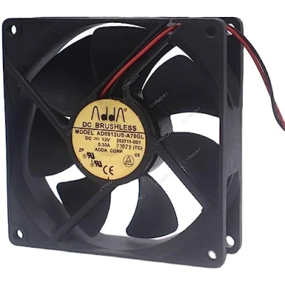 Imagen de CYRMZAY Compatible for ADDA AD0912US A70GL 12V 0.30A 90 * 25mm 9CM 2Pin Cooling Ventilador