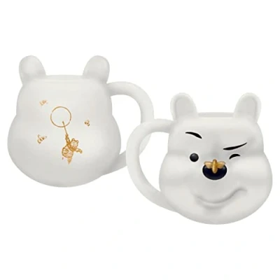 Imagen de Taza Disney Winnie The Pooh desayuno 3D cerámica 400 ml te café Licencia oficial