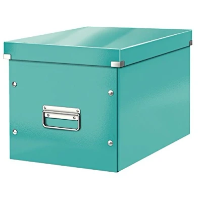 Imagen de Leitz Caja de almacenaje cúbica, Tamaño grande, Turquesa, Click &amp; Store, 61080051