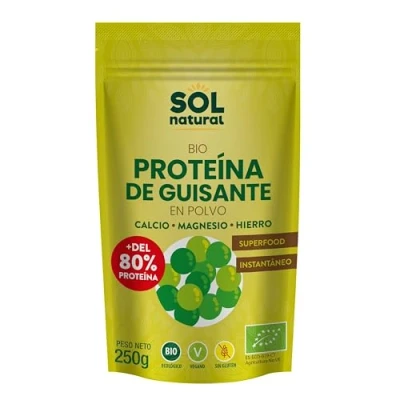 Imagen de SOLNATURAL PROTEINA DE Guisante Bio 250 g, No aplicable