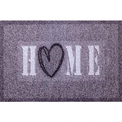 Imagen de oKu Tex Felpudo, Poliamida, Home with Heart, 40 x 60 cm