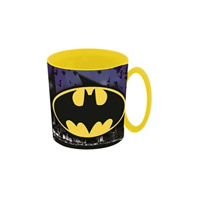 Imagen de ALMACENESADAN 2108; Taza Apta para microondas Batman; 350 ml; no Apto lavavajillas; Producto de plástico; Libre BPA