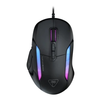 Imagen de Turtle Beach Kone II Ratón ergonómico RGB para Juegos, Sensor óptico de 26 K dpi, interruptores ópticos 100 m Vida Clic, 23 entradas Personalizables, Rueda Desplazamiento 4D,