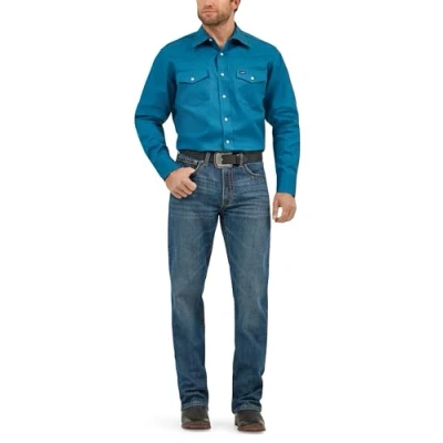 Imagen de Wrangler Camisa para Hombre, Selva negra verde, 3X Large