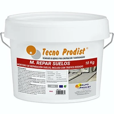 Imagen de M REPAR suelos de Tecno Prodist (10 Kg) Mortero reparación hormigón o cemento, incluso con tráfico rodado (transitable por vehículos en 2 horas)