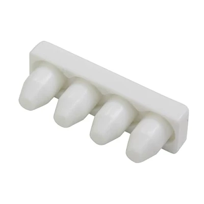 Imagen de GARDINIA Remates para barras de cortina y rieles aluminio, 1 riel, 2 piezas, Plástico, Blanco