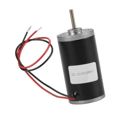Imagen de Motores CC, imán permanente de 6 V/12 V/24 V, 3500 8000 RPM, motor CC alta velocidad CW/CCW con imanes permanentes para generador DIY 31ZY (12 V 4000 rpm)