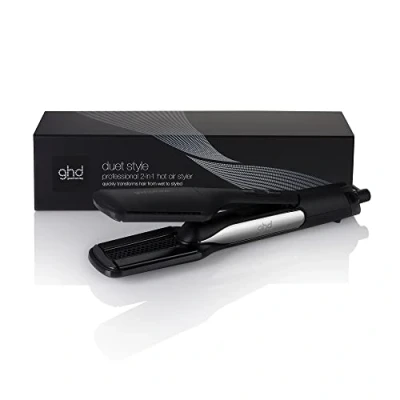 Imagen de ghd duet style Plancha de pelo y secador 2 en 1 mojado a peinado, tecnología Air Fusion, blanco