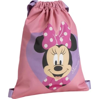 Imagen de CERDÁ LIFE&#039;S LITTLE MOMENTS Saquito Escolar Minnie Mochila Saco Cierre de Cordón, Diseño Mouse y Espacio Funcional, Unisex niños, 27.0x33.0x1.0 cm