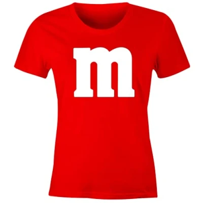 Imagen de MoonWorks® Camiseta para mujer, diseño de grupo M rojo. XL