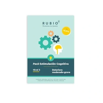 Imagen de Pack Estimulación Cognitiva. Nivel 3 (deterioro moderado grave)