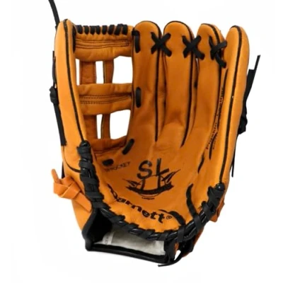 Imagen de SL 127 RH Guante de béisbol piel cerdo, color marrón, tamaño 12,7&quot; (para zurdos, se usa en la mano derecha)