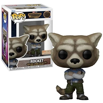 Imagen de Guardianes de la Galaxia Vol. 3 Figura Pop! Marvel Vinyl Rocket Special Edition heo EU Exclusive 9 cm
