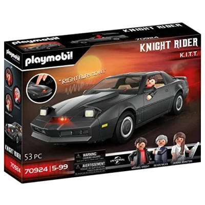Imagen de PLAYMOBIL 70924 Knight Rider, El Coche fantástico, con luz y Sonido Originales, para niños Fans de a Partir 5 99 años