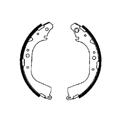 Imagen de TEXTAR 91041500 Zapatas de freno 295 50 sin palanca mano TOYOTA: HILUX 3 Pick up, Land Cruiser Prado 90, 4Runner
