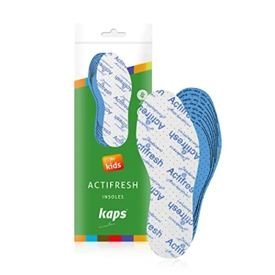 Imagen de Plantillas De Calzado Para Niños Higiénico, Suaves Y Ajustables Con Espuma Látex Tehchnology Antibacteriano Suizo Por Sanitized Almohadillas Zapatos Circulación Aire Actifresh Kids
