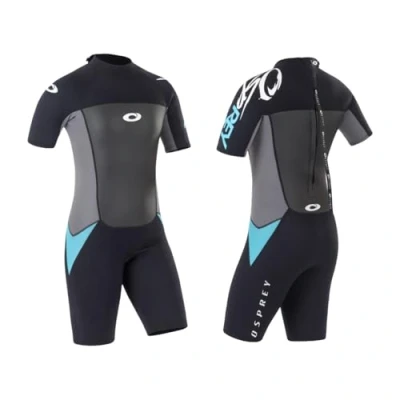 Imagen de Osprey OSP L Shorty Origen Traje de Neopreno Corto, Unisex, Negro y Azul, S