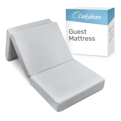 Imagen de Dailydream Colchón plegable para invitados con espuma viscolástica, 75 x 195 14 cm