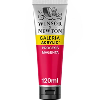 Imagen de Winsor &amp; Newton Pintura Acrílica , 120 ml, Rosa (Process Magenta)