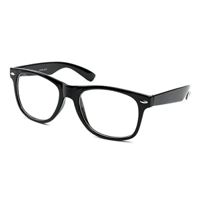 Imagen de retroUV® Lentes Gafas transparentes Estilo de lente Moda Unisex Bonita para Geek Nerd Retro Ronda Vintage Hombres Mujeres