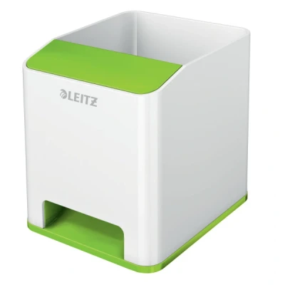 Imagen de Leitz Cubilete Sound Duo Colour Wow, Blanco/Verde, Poliestireno (PS)