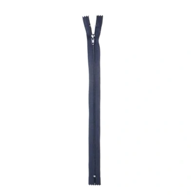 Imagen de Trimz Cremallera de 45 cm con Dientes 4 mm, Color Negro, 1 Unidad, Poliéster