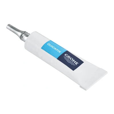 Imagen de GROHE QuickGlue S Set con 1 pegamento Glue, barras de ducha QuickFix, tiempo secado 24 horas, ref. 41247000