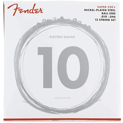 Imagen de Fender Electric XII Strings for 12 string Guitar, Nickel Plated Steel, 10 46