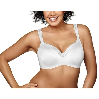 Imagen de Playtex Secrets Body Revelations Brasier con Aros sólido Sujetador, Opaco, Blanco, 110B para Mujer