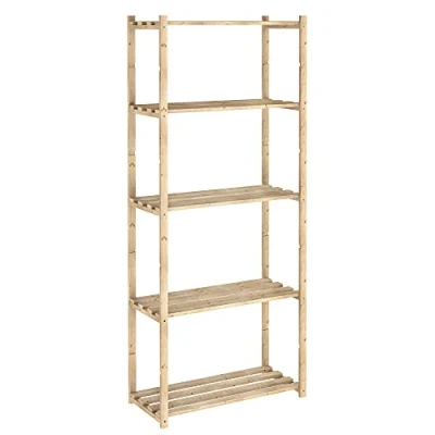 Imagen de Estanterías madera de pino 65x30x171