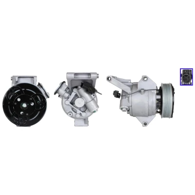 Imagen de LUCAS ACP01249 Compresor de Aire Acondicionado PAG 100 YF R134a, R1234yf MAZDA: CX 3