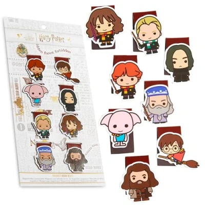 Imagen de Harry Potter Marcapaginas Magnetico, Pack de 8, Accesorios Lectura (Multi 8 Pack)