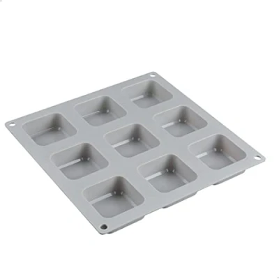 Imagen de Molde De Jabón Silicona, Moldes Silicona 9 Compartimentos, Molde, Para Hecho A Mano Pasteles, Galletas, Chocolate, Cubitos Hielo, Jabón, Bricolaje