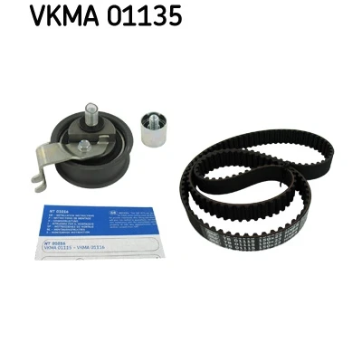 Imagen de SKF VKMA 01135 Kit de correa distribución 150 con perfil redondeado dientes SEAT: Leon I Hatchback, Alhambra I, Toledo 2 Limousine