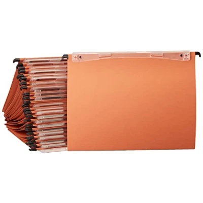 Imagen de Esselte 10202 Vertical Hanging Folders Orgarex Kori Carpeta (Naranja, 34.5 x 24.5 cm), Pack de 25 Unidades