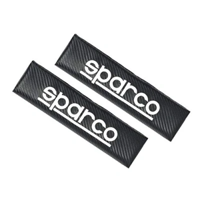 Imagen de SPARCO BELT PADS SPC1206CB Almohadilla de cinturón seguridad carbón PVC
